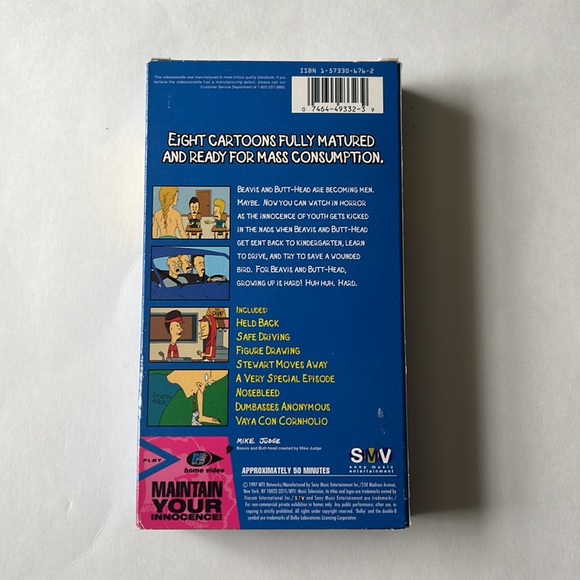 Beavis And Butt-Head Innocence Lost / VHS 1997 - Picture 5 of 7